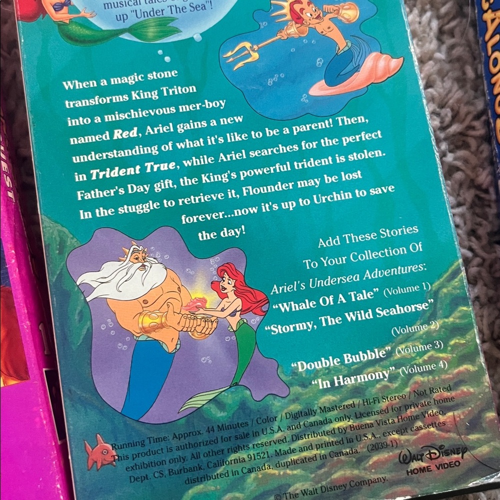 Disney VHS Sing Along bundle of 4 - Picture 6 of 7